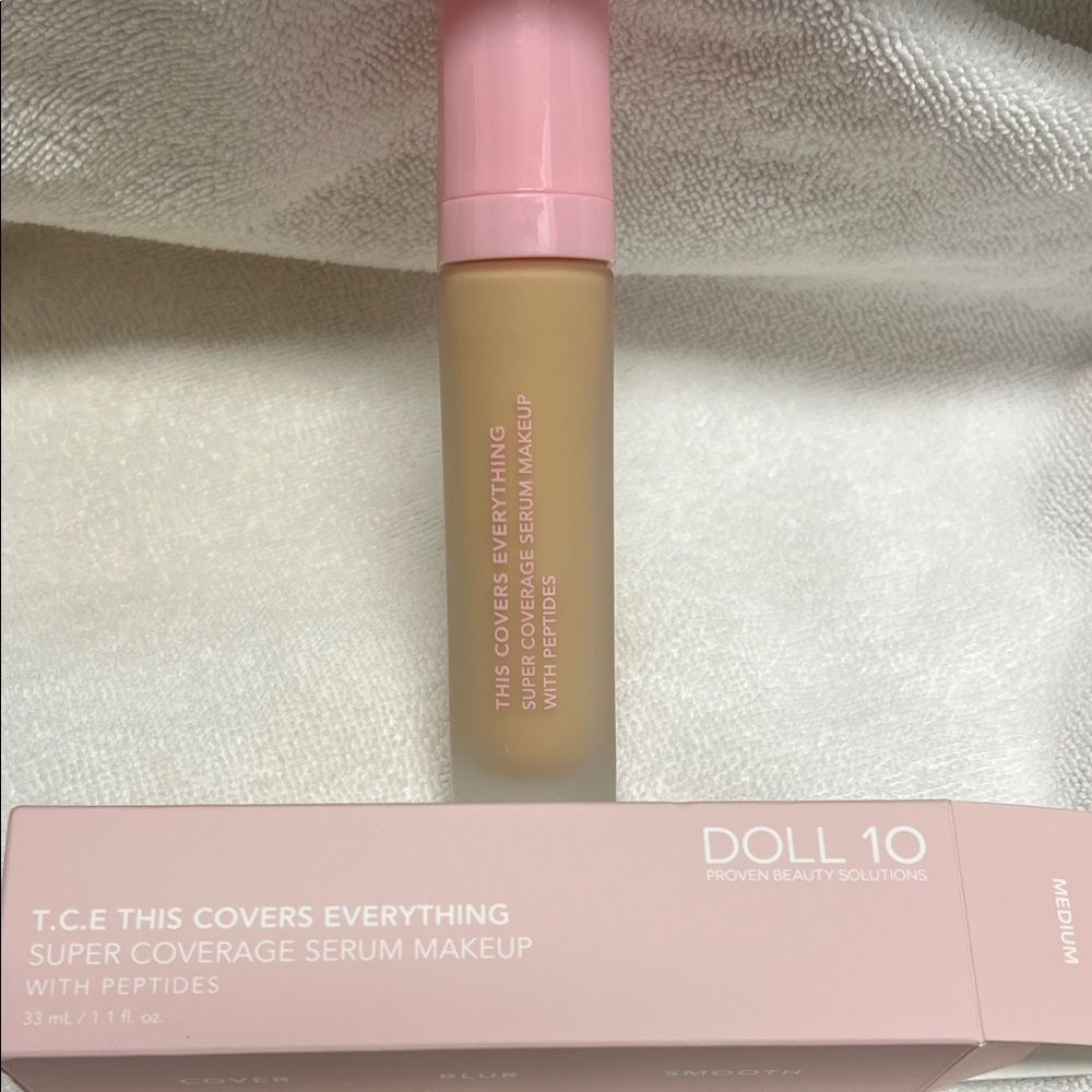 DOLL 10 T.C.E. Super Coverage Serum Makeup - Medium Tan